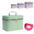 Set X3 Cofres Porta Cosmeticos Brillante