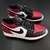 AIR JORDAN 1 LOW “BRED TOE” VERMELHO/PRETO