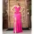 vestido Terracota de festa longo fenda casamento Madrinha decote - loja online