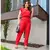 Conjunto Social Casual Feminino Blusa Calça em Linho Sofisticado Algodão - Nazinne