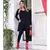 Conjunto Feminino 3 Peças Calça + Camiseta Elegante regata - loja online