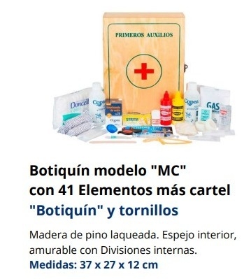 BOTIQUIN MC 41 elementos