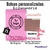 Bolsas Ecommerce 15x20 Rosas impresion Personalizadas Con Su Logo C/Adh