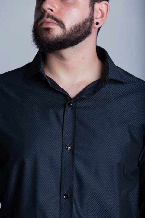 CAMISA LANZILOTI 0703 PRETA MAQ.