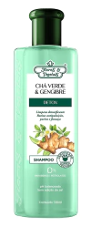 Shampoo Detox Gengibre e Chá Verde 310ml - FLORES & VEGETAIS