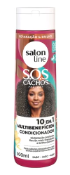 Condicionador SOS Cachos 10 em 1 300ml - SALON LINE