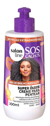 Creme Para Pentear SOS Cachos Super Óleos 30ml - SALON LINE