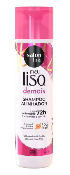 Shampoo Meu Liso Demais 300ml - SALON LINE