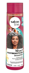 Shampoo SOS Cachos 10 em 1 300ml - SALON LINE