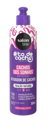 Ativador de Cachos Tô de Cacho Cachos dos Sonhos Fixação Natural 300ml - SALON LINE