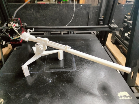 Cañón sin Retroceso 106mm escala 1/8 ejercito argentino