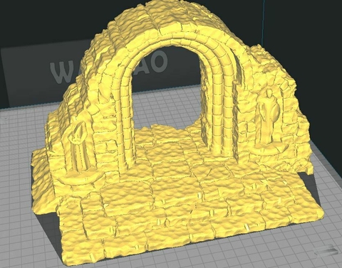 Ruina Romana Mod1 ww2 escala 1/32 color blanco