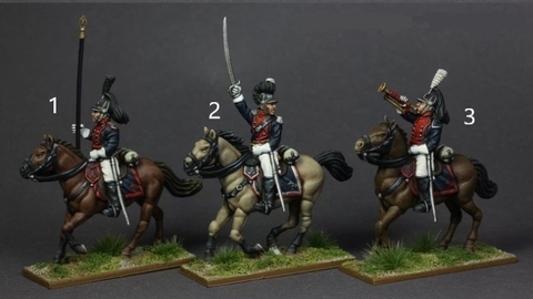 Comando de Caballería Wurtemberg escala 1/32 color blanco