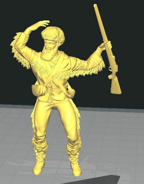 Cowboy Mod9 escala 1/16 (12cm) color blanco