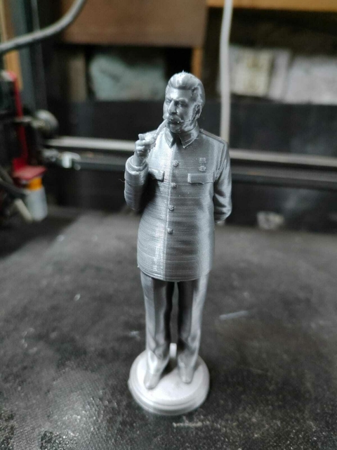 Stalin ww2 escala 1/16 (12cm) color plata