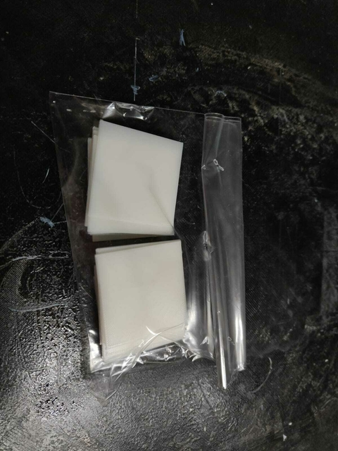 Pack de 10 bases 4.5cm x 4.5cm para caballería escala 1/72 color blanco