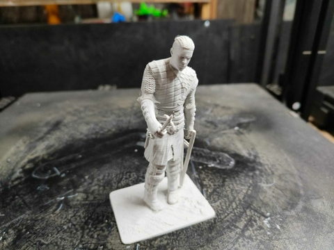 Ivar (Serie Vikingos) escala 1/16 (12cm de alto) color blanco