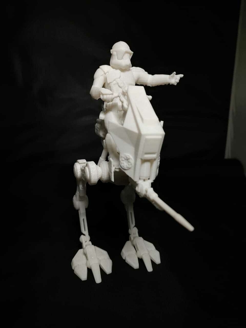 AtRT (Star Wars) escala 1/16 color blanco