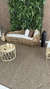 Tapete de sala sisal marrom com bege exclusivo 2,50 x 3,00