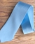 Gravata Slim Azul Serenity Cetim Fosco - comprar online