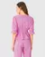Blusa Long Cropped Feminina Com Amarração Em Algodão Bordado 1000118469 MALWEE - comprar online