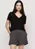 Blusa Alongada Decote V Em Viscose 6SB4 DZARM na internet