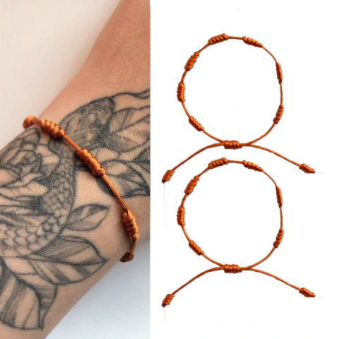 Pulseira 7 nós Cobre