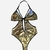 Body de cuerina con argolla - comprar online