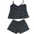 Pijama de Verano Musculosa y Short de Algodon a Rayas - tienda online