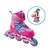 Patines en linea ajustables Rosas 21.5-24 - comprar en línea
