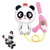 Pistola de agua panda