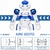 Robot inteligente bailarín Azul - comprar en línea