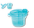Pote para Leite em Pó com Divisória Azul - Buba - comprar online