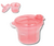 Pote para Leite em Pó com Divisória Rosa - Buba - comprar online
