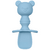 Kit Talheres Silicone Ursinho Azul - Buba - PLUM BABY