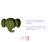 Kit de Alimentação Silicone Infantil 5 Peças | Elefante | Verde Musgo - comprar online