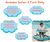 Andador Infantil Safari Vermelho Tutti Baby Com Antiqueda - Azul na internet