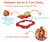 Andador Infantil Safari Vermelho Tutti Baby Com Antiqueda - Vermelho - PLUM BABY