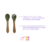 Kit de Alimentação Silicone Infantil 5 Peças | Elefante | Verde Musgo - PLUM BABY