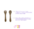 Kit de Alimentação Silicone Infantil 5 Peças | Elefante | Nude - PLUM BABY