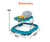 Andador Infantil Safari Vermelho Tutti Baby Com Antiqueda - Azul - loja online