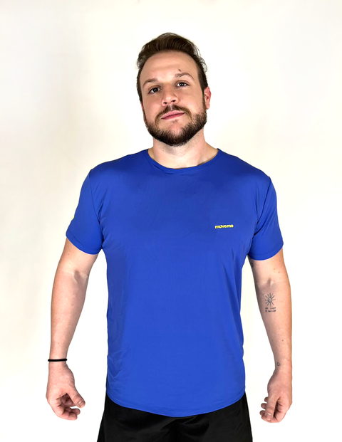 T-SHIRT MASCULINA AZUL ROYAL