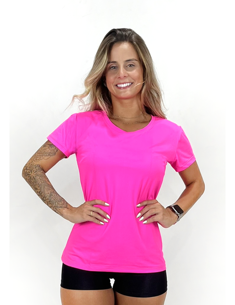 T-SHIRT MUVEME DRY PINK EUFORIA