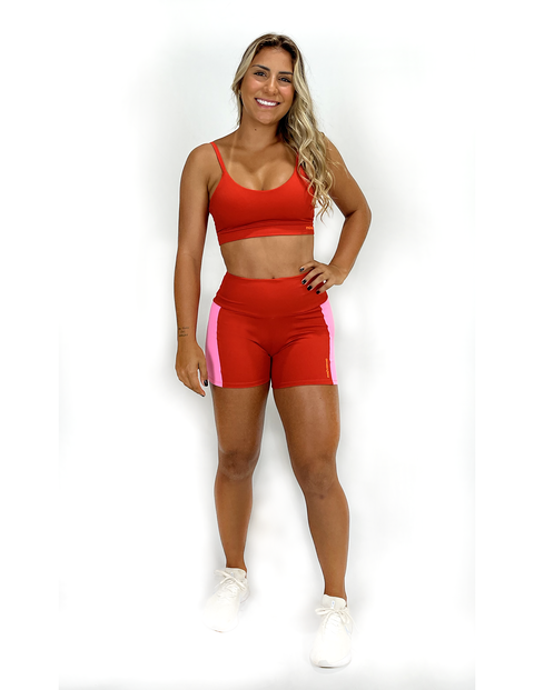 TOP CROSS FIT ATLETIC LARANJA TOMATE