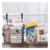 Canasto organizador para puerta cajon colgante metalico especiero (BLANCO O NEGRO) - comprar online