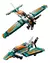 Bloques para armar Lego Technic Race plane 154 piezas en caja