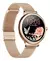 Smartwatch Genérica caja dorada, malla rosa de silicona y bisel dorado en internet