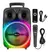 Parlante Spica SP-4408 portátil con bluetooth negro 220V