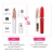Depilador Facial Recargable Rojo en internet