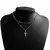 Colar lindo e exclusivo com pingente cruz de cruz feminino, corrente e detalhes oval dourado e prateado - comprar online